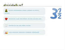 Tablet Screenshot of dreieinhalb.net